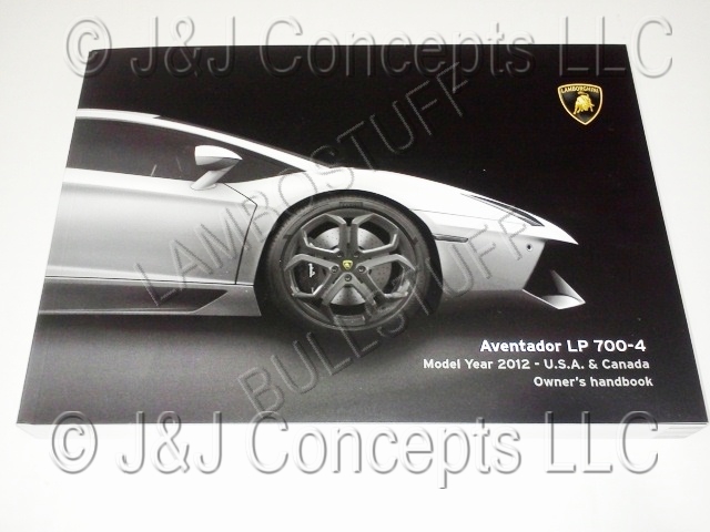 Lamborghini Owners Manual | Original Factory